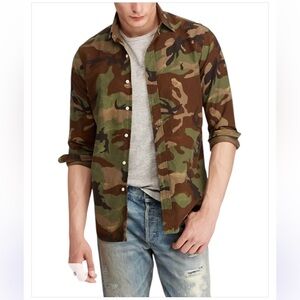 NWT Ralph Lauren Men's Camo Classic Fit Polo Shirt Size Medium